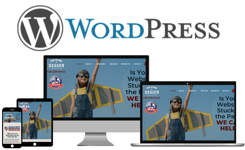 Custom made WordPress website